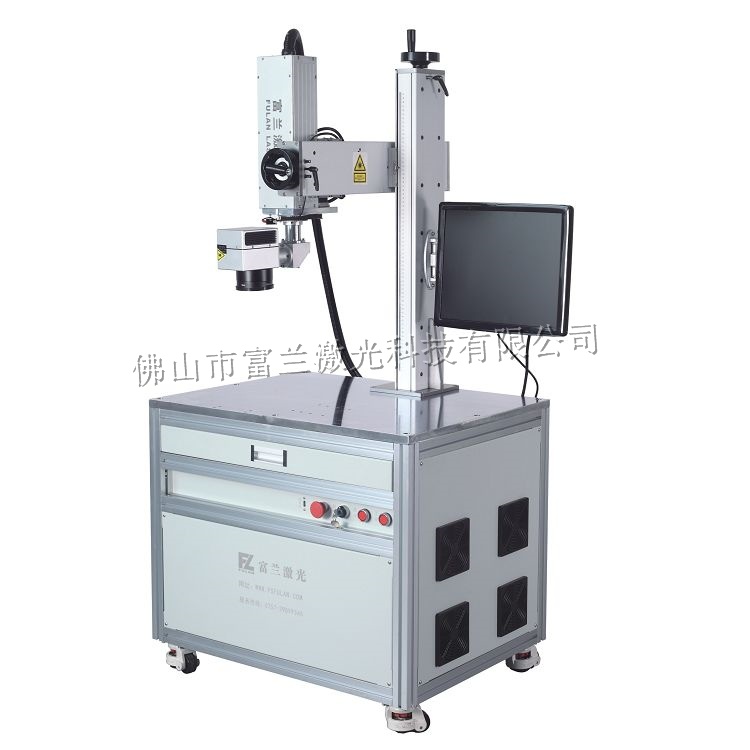 Oversized bearing dedicated 360 degree rotation laser marking machine