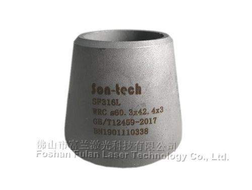 Stainless steel pipe fittings special-shaped flange laser deep carving black