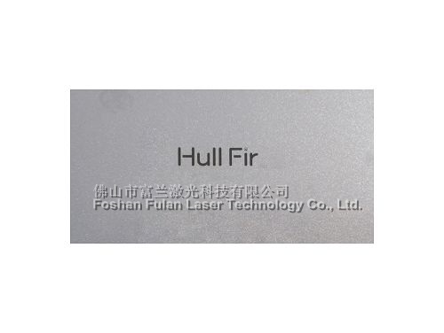 Aluminum alloy laser marking laser engraving black color