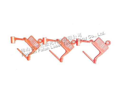 尼龍標簽扣激光標刻條形碼